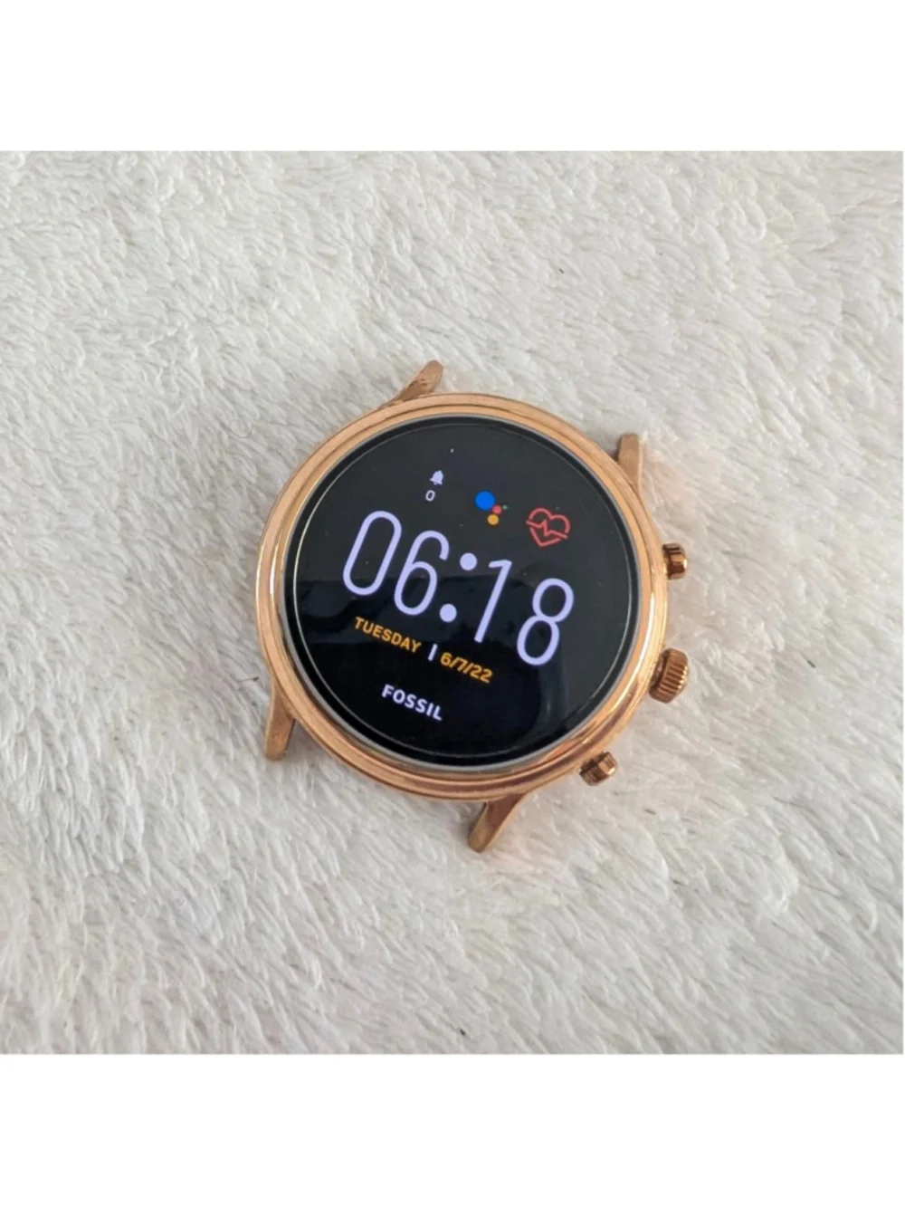 Fossil Julianna HR Rose Gold Black Smartwatch